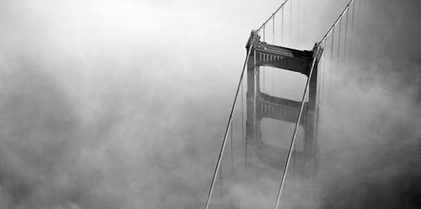 Black and white photo of one of Desmarais LLP's office locations: New York City, San Francisco, and Washington D.C.